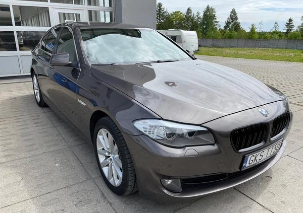 BMW Seria 5 cena 56900 przebieg: 236000, rok produkcji 2013 z Kościerzyna małe 211